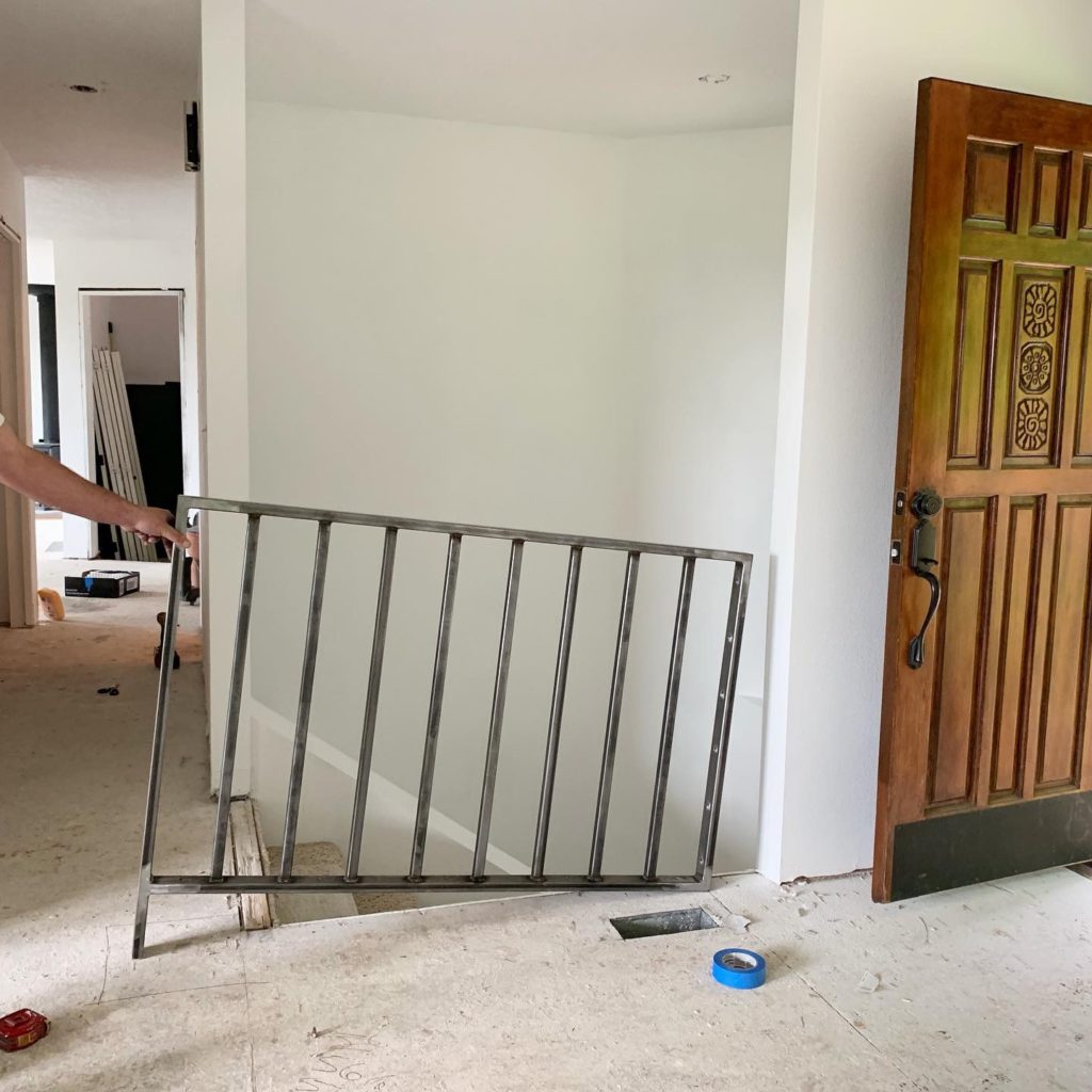 metal stair rail