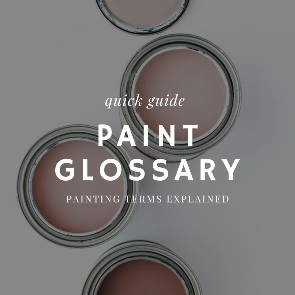 paint glossary