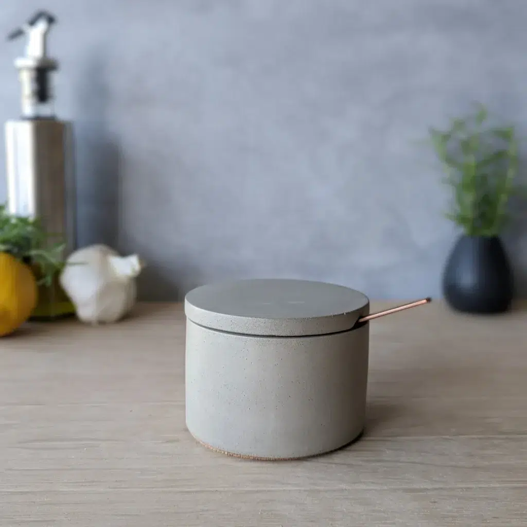 ceramic salt cellar